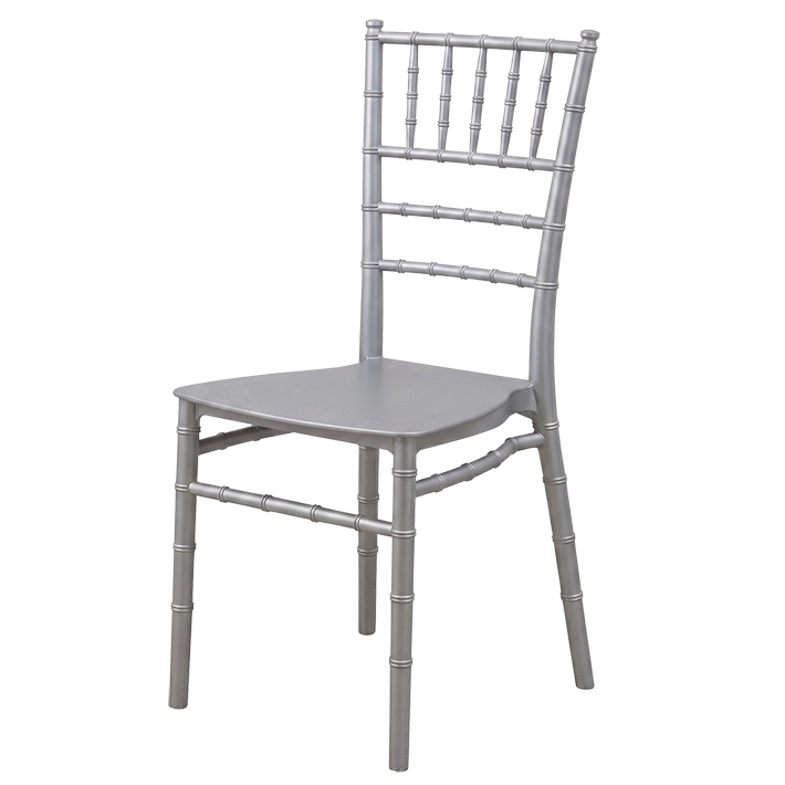 Alt Silla Chiavari Plata con estructura básica, fabricada en polipropileno y con estructura monoblock EME Mobiliario