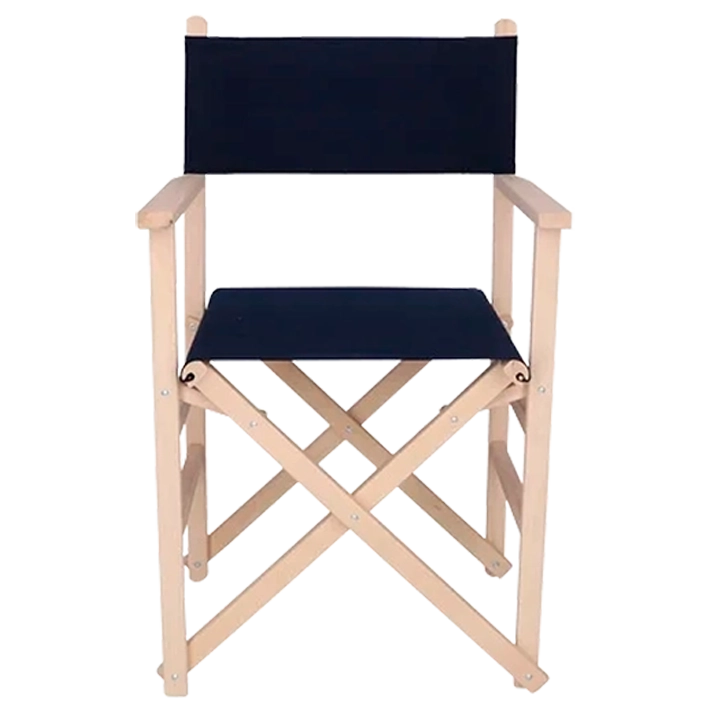 Alt Sillas Director en color azul marino fabricado en madera de haya para eventos EME Mobiliario