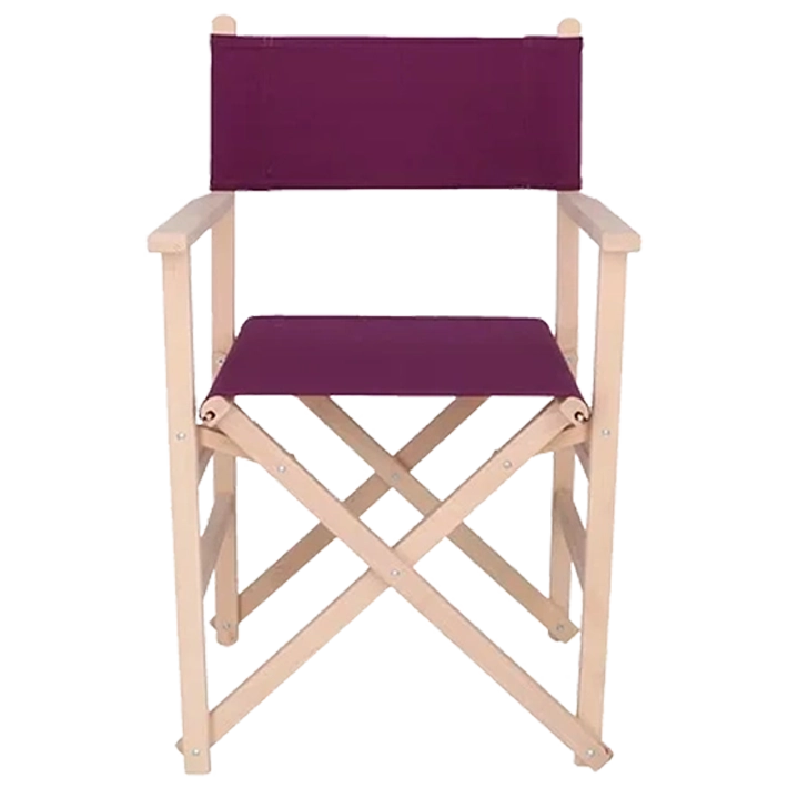 Alt Sillas Director en color morado fabricado en madera de haya para eventos EME Mobiliario