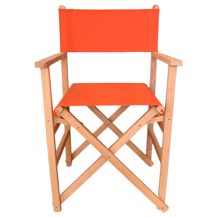 Alt Silla Director fabricada en madera de haya con lona de algodón perfecta para usar en eventos y hostelería