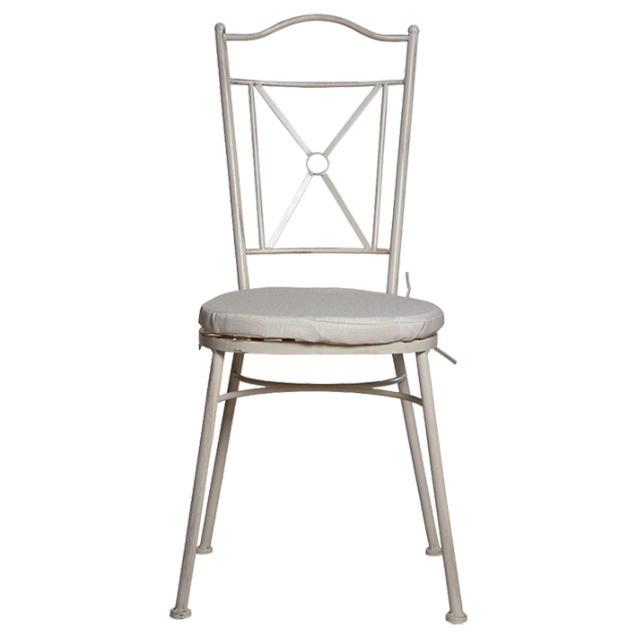 Alt Silla de Forja Blanca apilable para eventos y hostelería EME Mobiliario