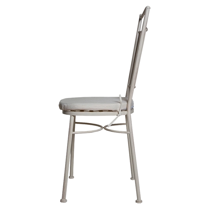 Alt Silla de Forja Blanca apilable para eventos y hostelería EME Mobiliario