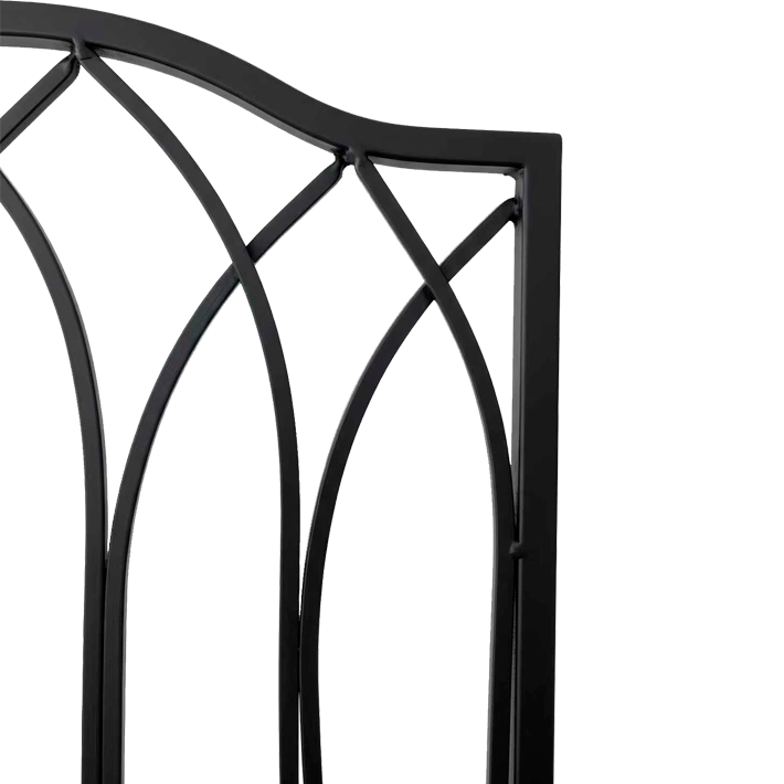 Alt Silla Forja Plegable Negra cojín incluido con un bonito diseño ideal para usar en restaurantes, ceremonias, etc.