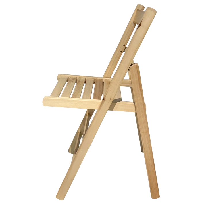 Silla Plegable Madera Natural
