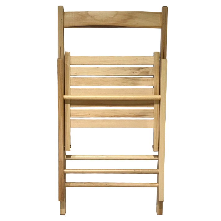 Silla Plegable Madera Natural