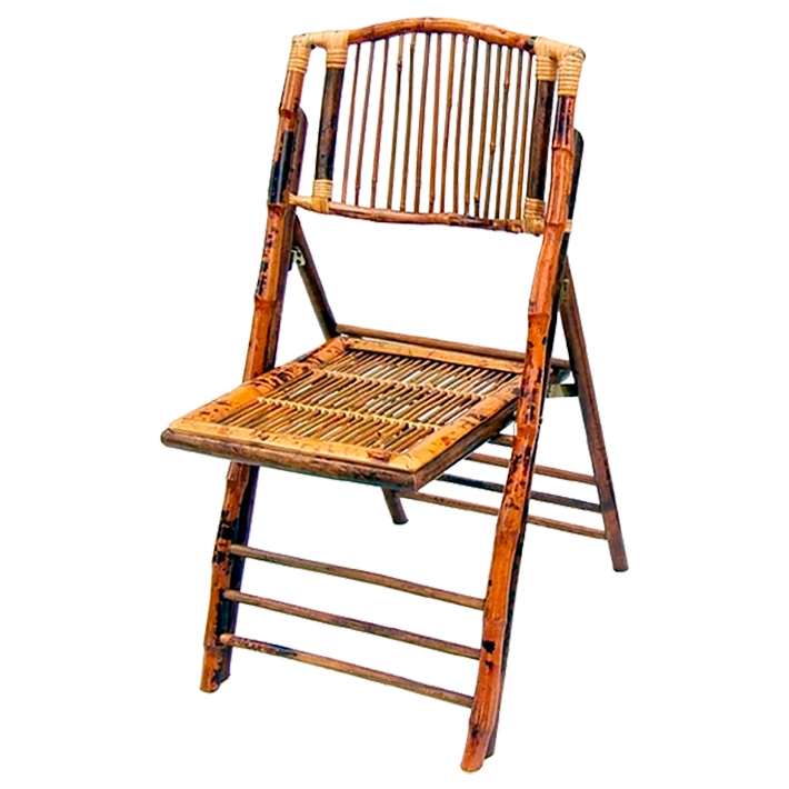 Alt Silla Bambú fabricada de forma 100% artesanal en bambú natural ideal para eventos. Silla Plegable. 