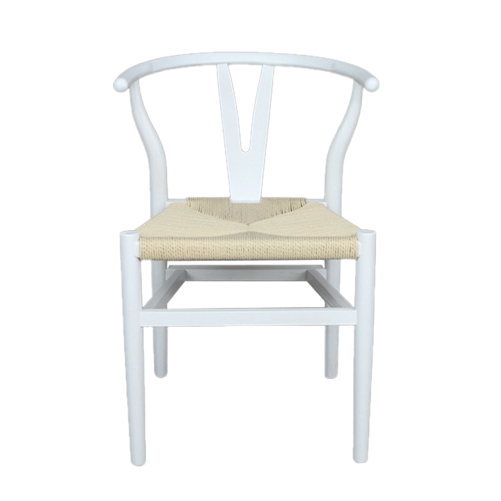 Alt Silla Bone Blanca Madera apilable para eventos y hostelería