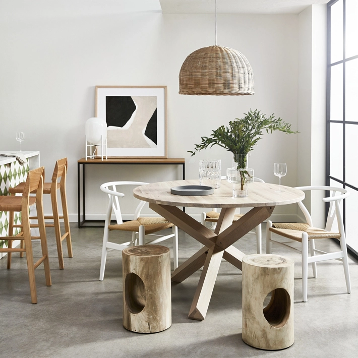 Alt Silla Bone en color blanco fabricada con madera de haya  EME Mobiliario