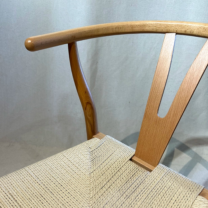 Alt Silla Bone de Madera Natural con asiento de cuerda, ideal para usos particulares y usos profesionales EME Mobiliario