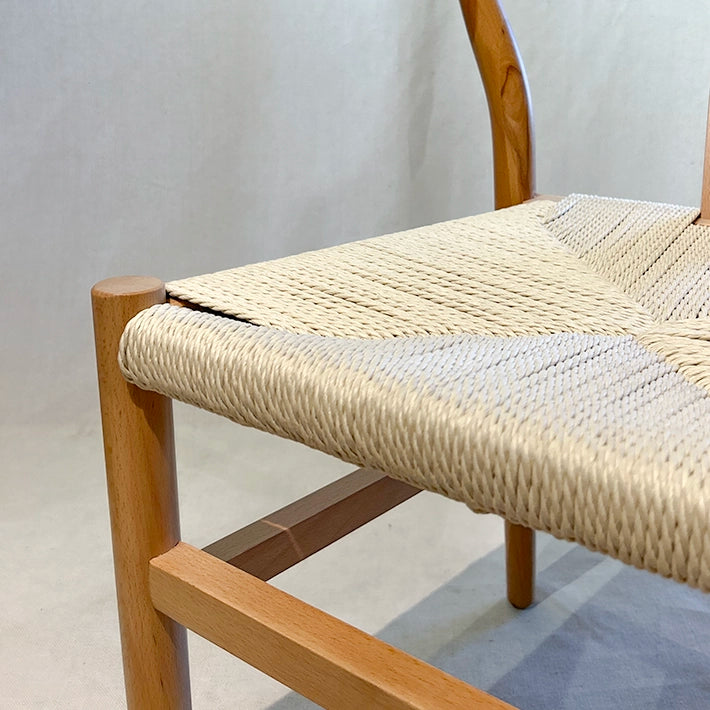 Alt Silla Bone de Madera Natural con asiento de cuerda, ideal para usos particulares y usos profesionales EME Mobiliario