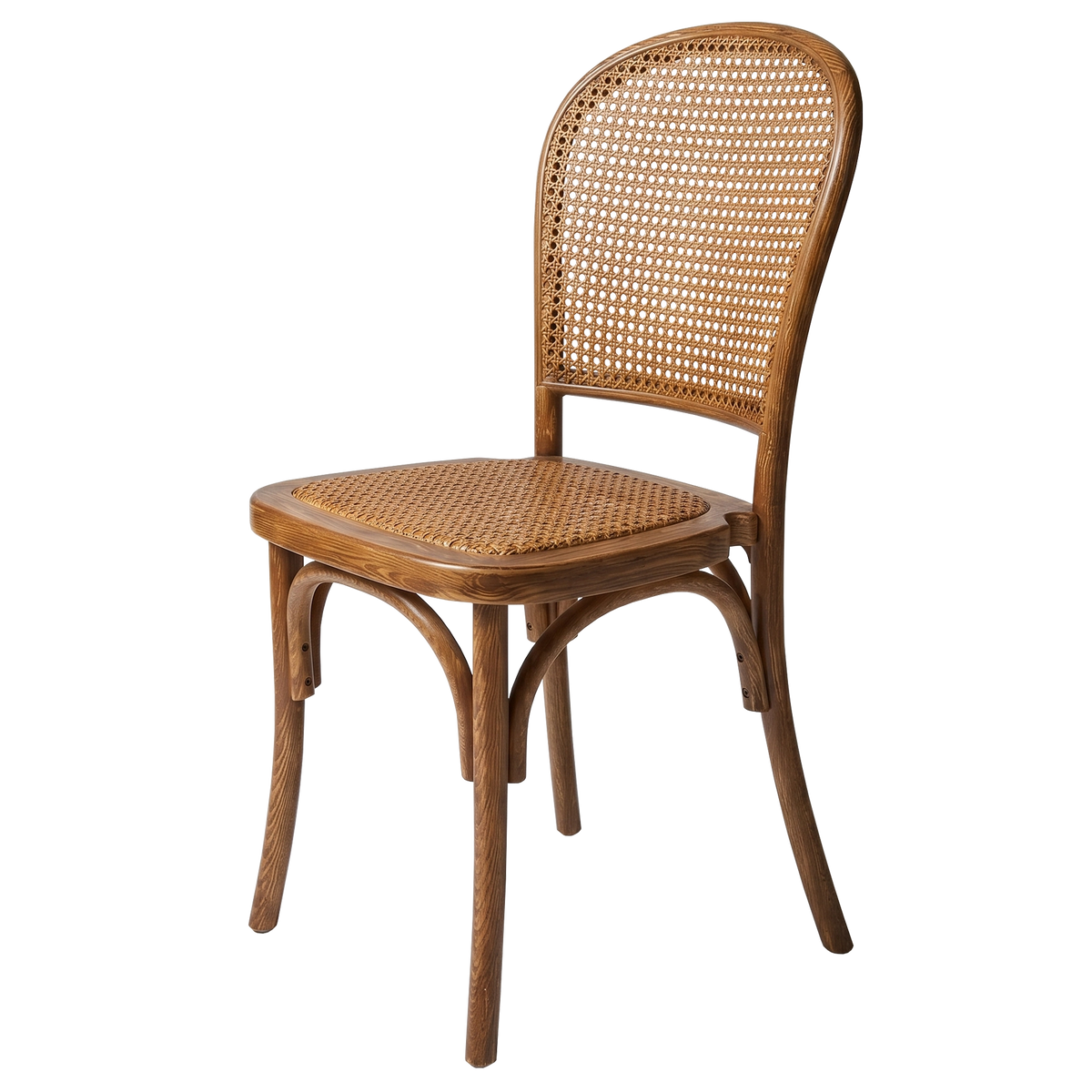Sillas Cannage imitación Madera fabricada en polipropileno perfectas para el uso intensivo profesional en eventos y hostelería