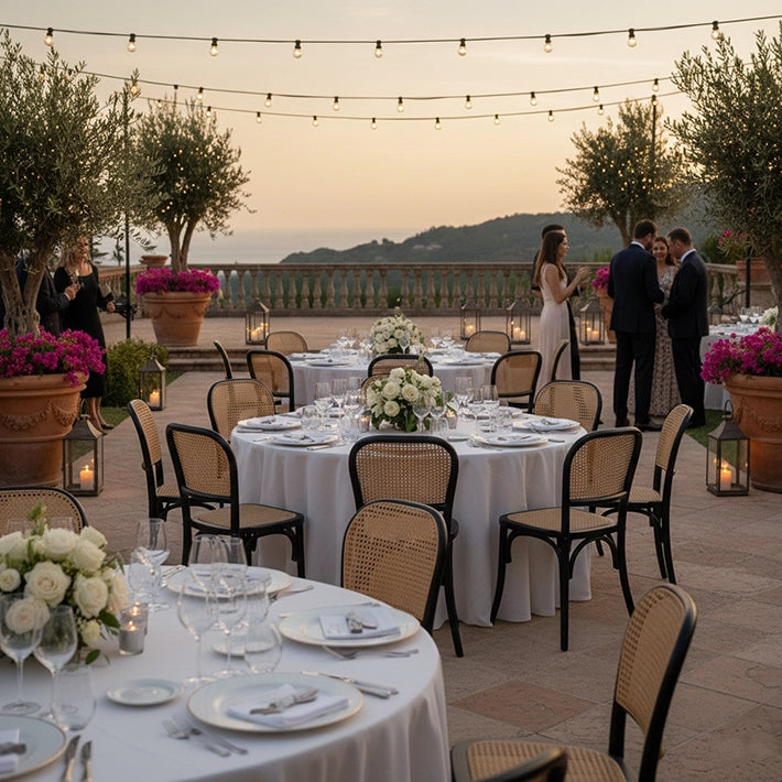 Alt Sillas Cannage fabricadas de madera de olmo Para Eventos y Hostelería EME Mobiliario