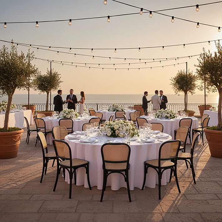 Alt Sillas Cannage fabricadas de madera de olmo Para Eventos y Hostelería EME Mobiliario