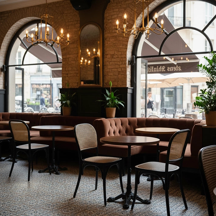 Alt Sillas Cannage fabricadas de madera de olmo Para Eventos y Hostelería EME Mobiliario