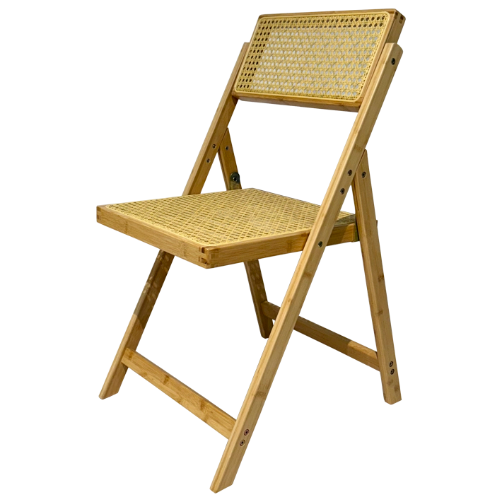 Silla Cannage Plegable Natural