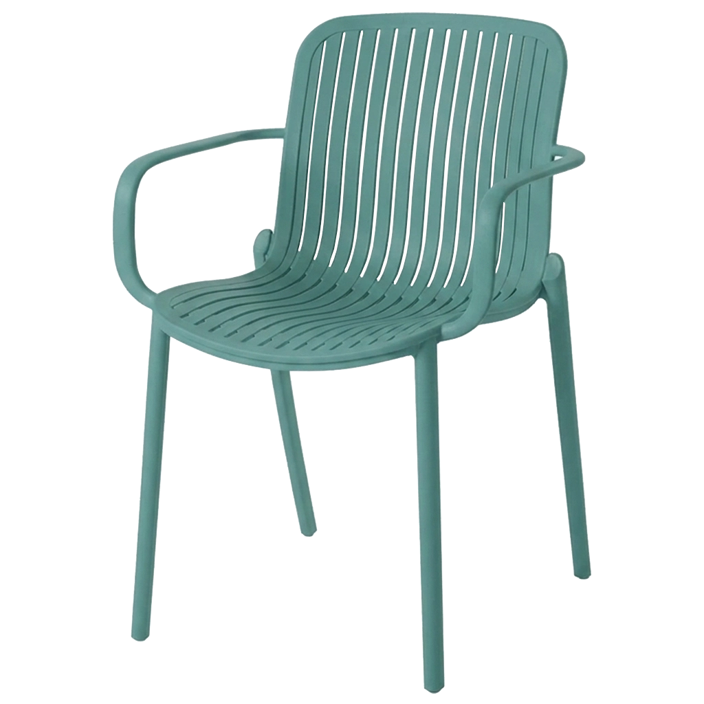 Alt Sillas Capri de Color Verde ideal para Usos en Exteriores e Interiores EME Mobiliario