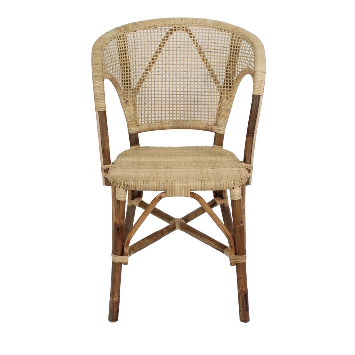 Alt Sillas Casadia elaborada artesanalmente con ratán natural , ideal para Eventos y Hostelería Eme Mobiliario. No apilable