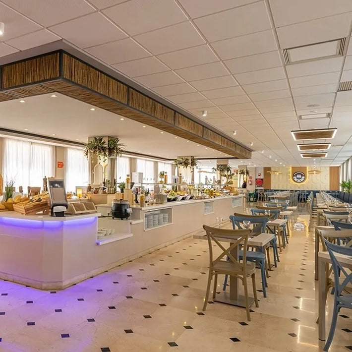 Alt Silla Crossback color arena. Estructura polipropileno. Silla Apilable. EME Mobiliario