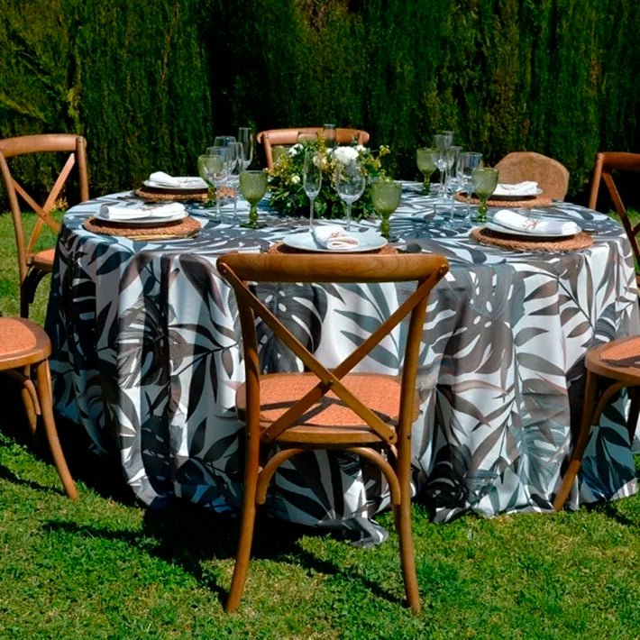 Alt Silla Crossback Madera Oscura fabricada en Madera de Olmo ideal para el uso intensivo profesional EME Mobiliario. Silla Apilable. 