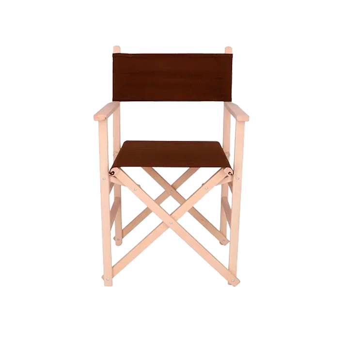 Alt Sillas Director en color marrón fabricado en madera de haya para eventos EME Mobiliario
