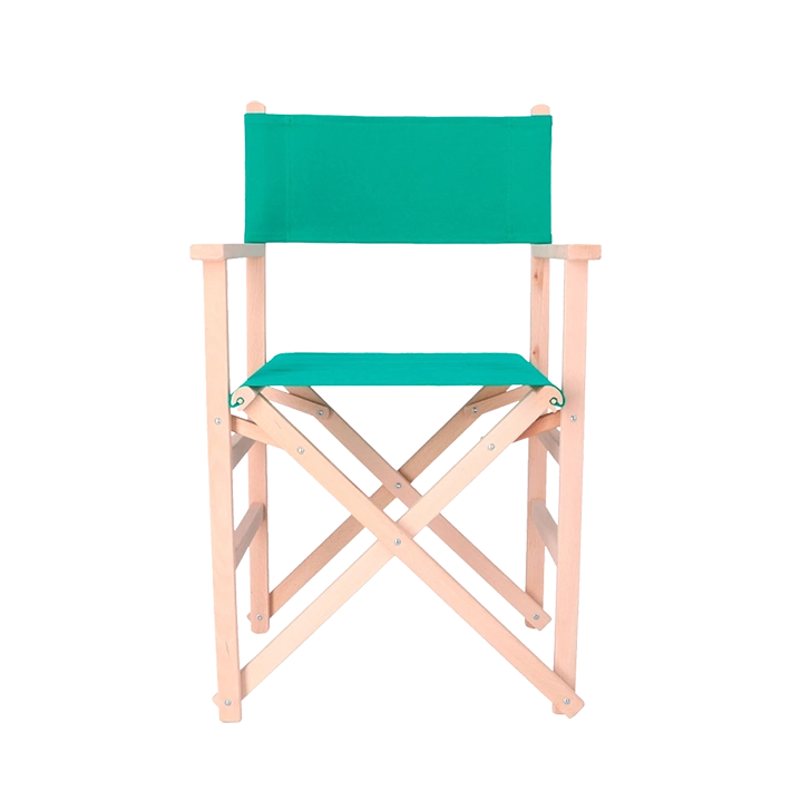 Alt Sillas Director en color verde agua fabricado en madera de haya para eventos EME Mobiliario