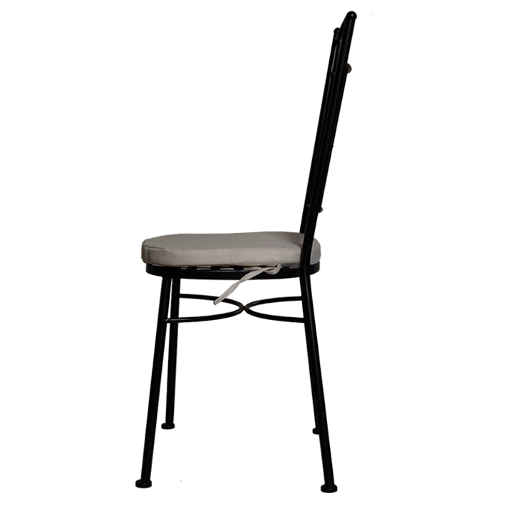 Alt Silla de Forja Negra con un bonito diseño apilable ideal para eventos y hostelería EME Mobiliario 