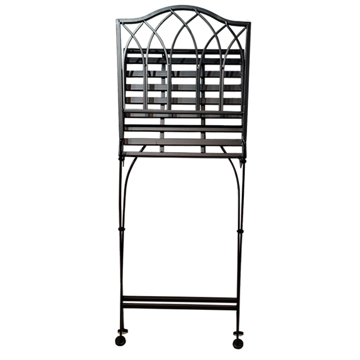 Silla Forja Plegable Negra