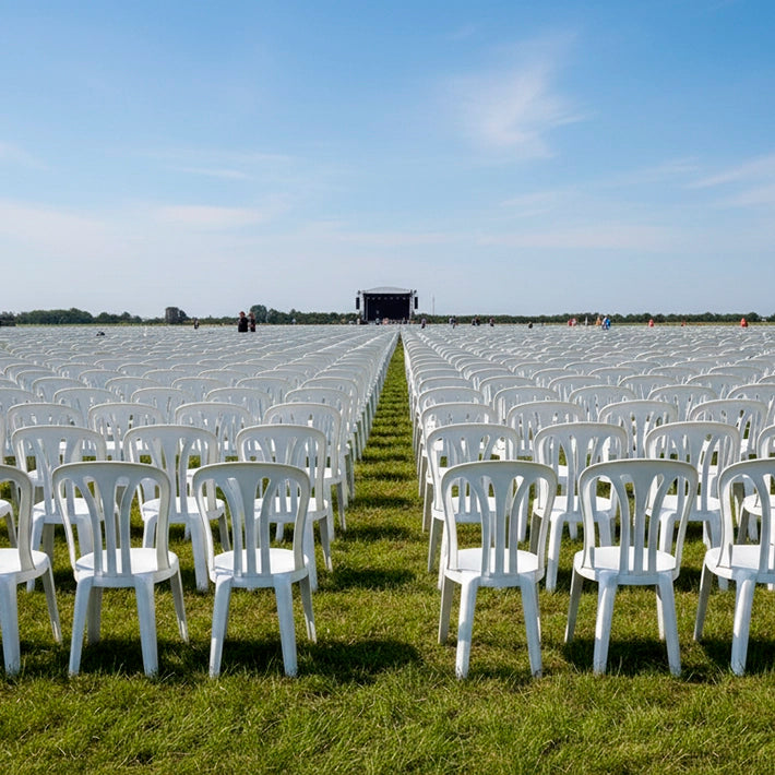 Alt Silla Garrotxa Blancas Apilables Para Eventos EME Mobiliario