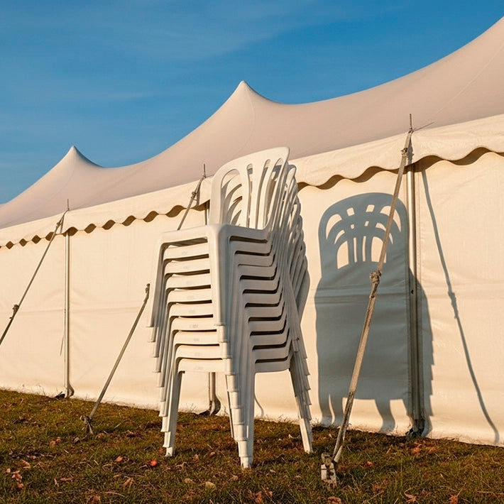 Alt Silla Garrotxa Blancas Apilables Para Eventos EME Mobiliario