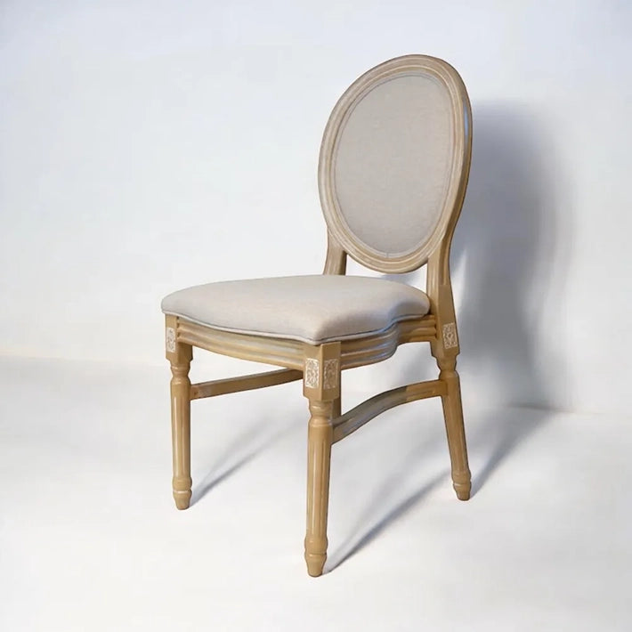 Alt Silla Luis XVI Imitación Madera Decapada fabricada 100% polipropileno ideal para eventos y hostelería. Silla apilable. 