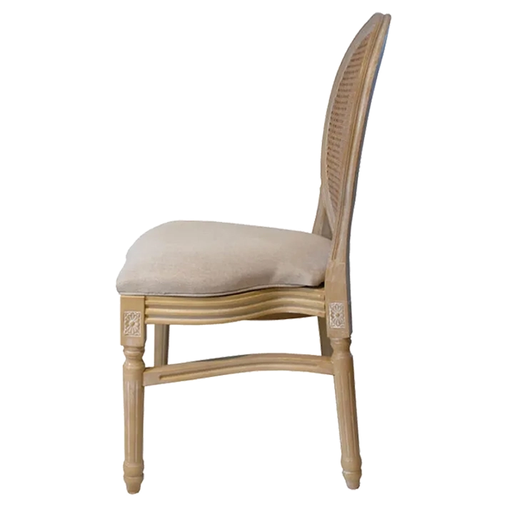 Alt Sillas Luis XVI Imitación Madera con respaldo de Ratán EME Mobiliario