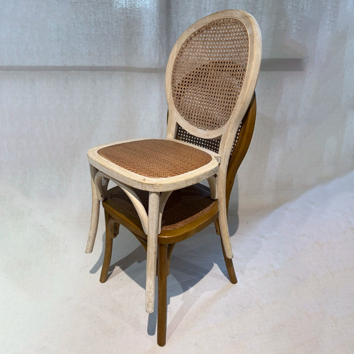 Alt Sillas Medallón De Madera Para Eventos con Estructura Apilable EME Mobiliario