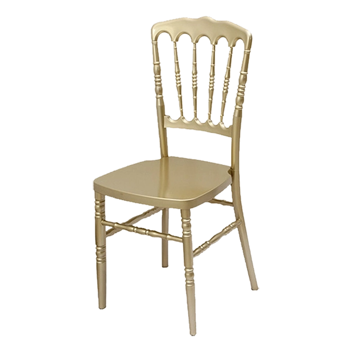 Alt Silla Napoleón Dorada. Silla Apilable, fabricada con polipropileno EME Mobiliario