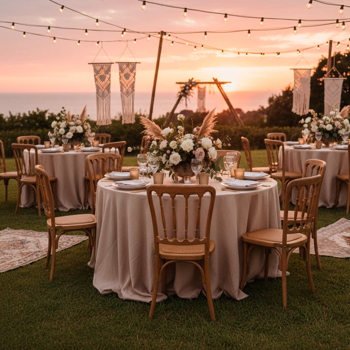 Alt Sillas Napoleón Imitación Madera  Para Eventos EME Mobiliario