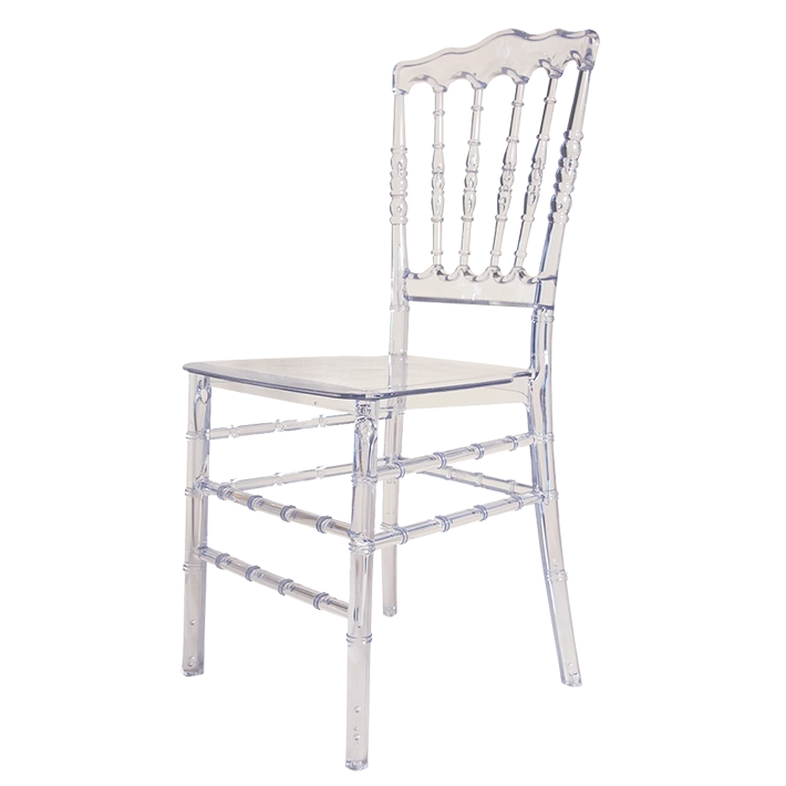 Alt Silla Napoleón Transparente. Silla Apilable, fabricada con policarbonato EME Mobiliario