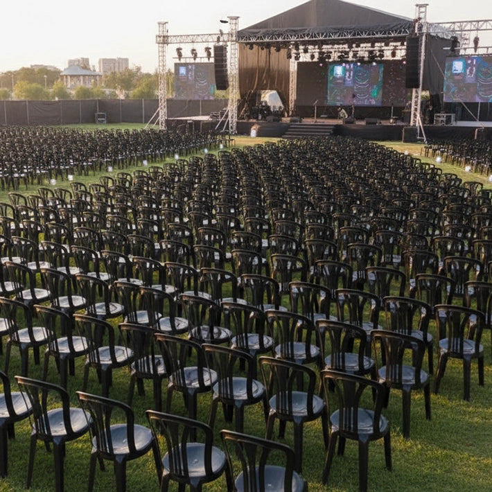 Alt Sillas New Classic De Color Negro Para Eventos EME Mobiliario
