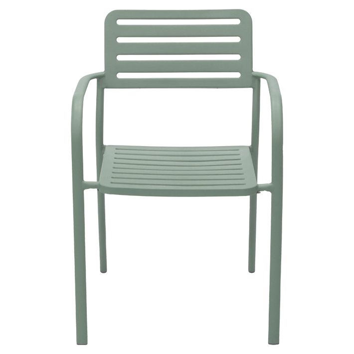 Alt Silla Olbia Verde fabricada en acero de alta calidad perfecta para el uso intensivo profesional, tanto en interior como en exterior