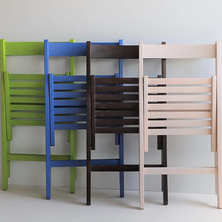 Alt Silla de Madera Plegable sin barniz fabricada en madera de haya perfecta para usar en eventos y hostelería