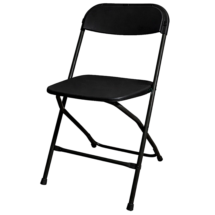 Alt Silla Plegable Negra Polipropileno y Tubos Metálicos Powder Coated apto para el uso intensivo profesional 