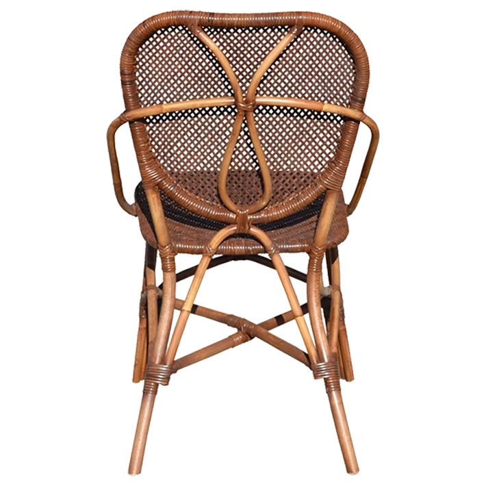 Alt Silla Ratan Natural con un diseño romántico ideal para eventos y establecimientos de hostelería EME Mobiliario 