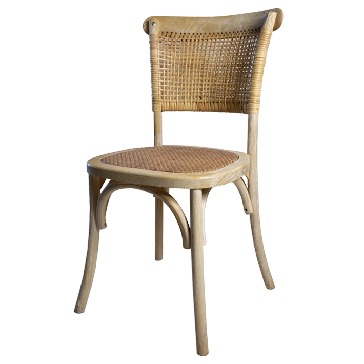 Alt Silla Rope Madera Natural fabricada en madera de olmo ideal para eventos y hostelería EME Mobiliario. 