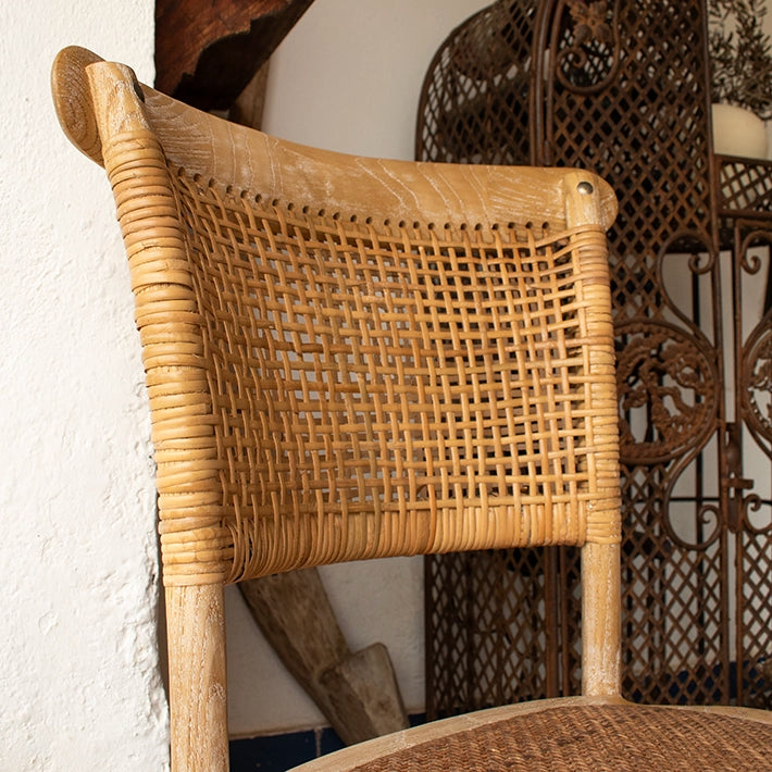 Alt Silla Rope Madera Natural fabricada en madera de olmo ideal para eventos y hostelería EME Mobiliario. 