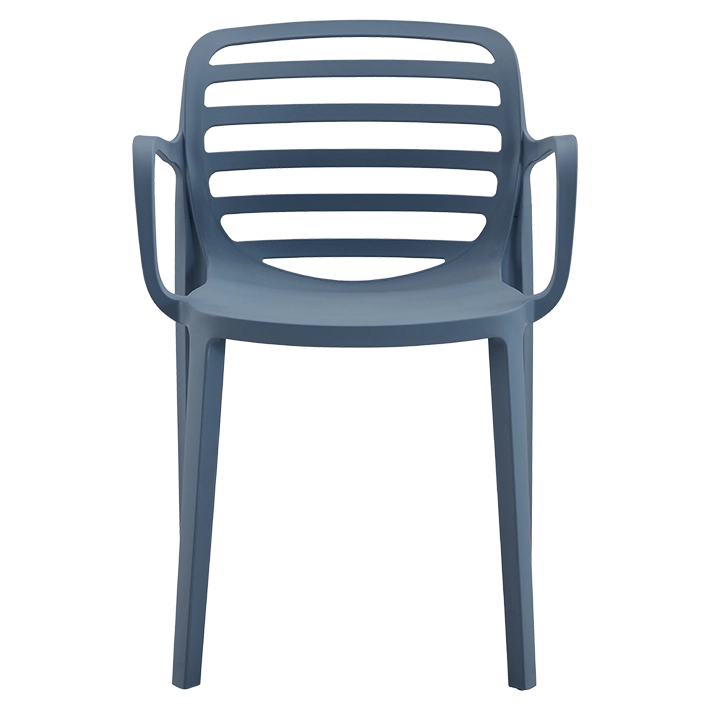 Alt Silla Para Hostelería en color antracita con un respaldo de rejilla EME Mobiliario