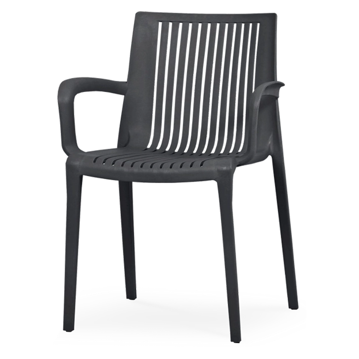 Alt Silla Terraza Antracita fabricada en polipropileno y apilable ideal para el uso intensivo profesional 