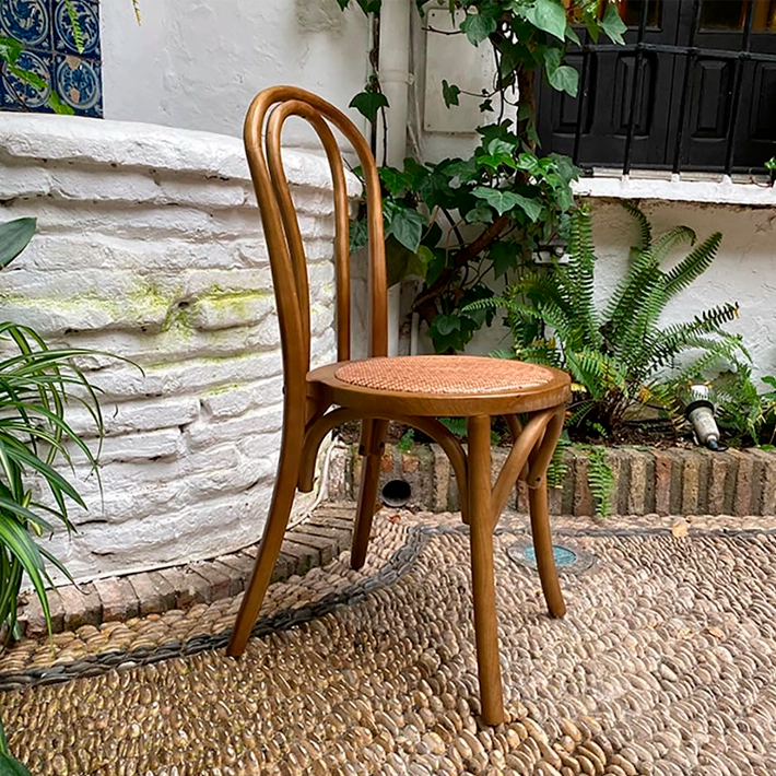 Alt Sillas Thonet Nogal fabricada en madera Para Eventos y Hostelería EME Mobiliario