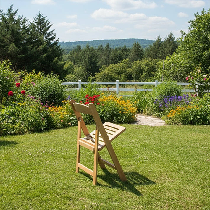 Alt Sillas Travel Imitación Madera con estructura plegable. Ideal para eventos, conferencias... EME Mobiliario