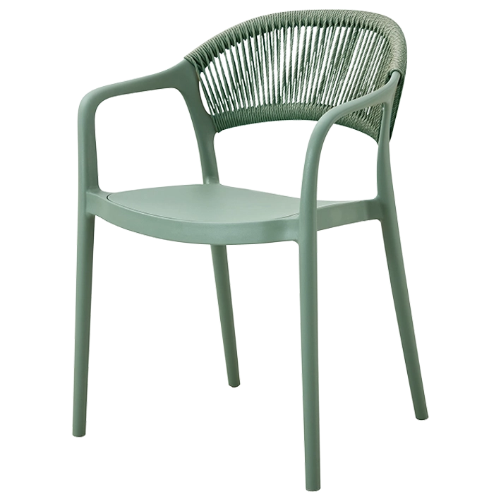 Alt Silla para hostelería de color verde con respaldo rejilla verde EME Mobiliario