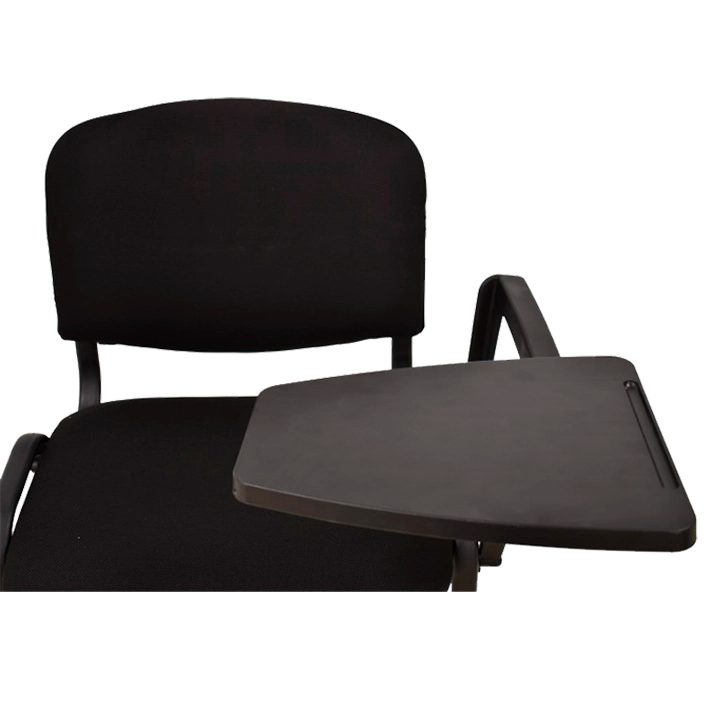 Alt Silla con Pala apilable de color Negra con tejido acrílico lavable y estructura de metal