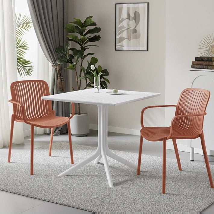 Alt Sillas Capri Color Terracota Para Terrazas y Exteriores EME Mobiliario