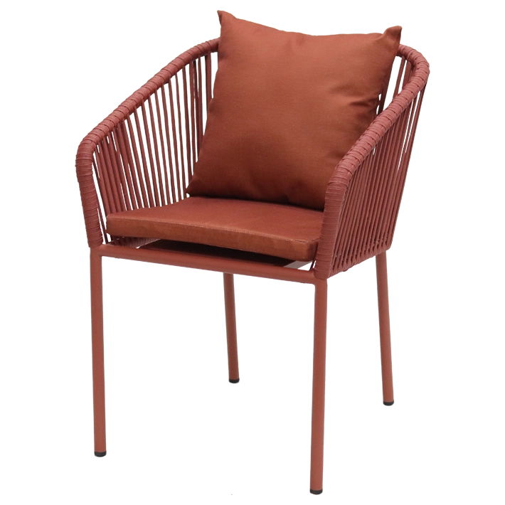 Alt Sillón Merano en color Terracota para disfrutar en exteriores y de forma intensiva profesional EME Mobiliario